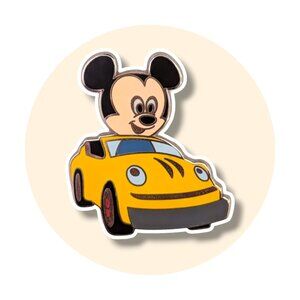Mickey Mouse in Autopia Car Retro Disney Pin
